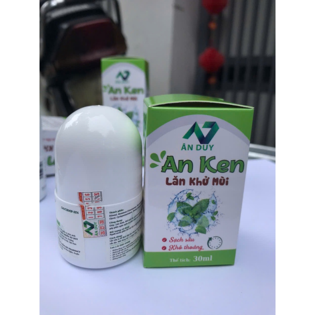 Xịt - Lăn khử mùi An ken loại 30ml