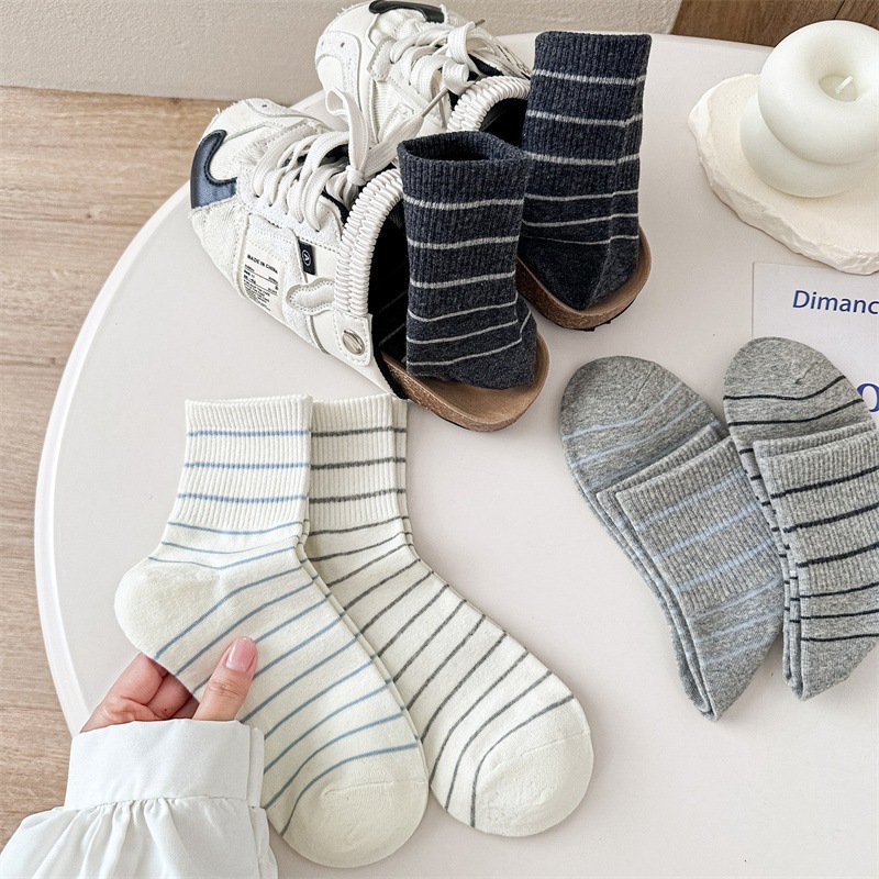 Vớ Tất Nam Nữ cổ lửng Chữ Số đủ màu phong cách trẻ trung, năng động