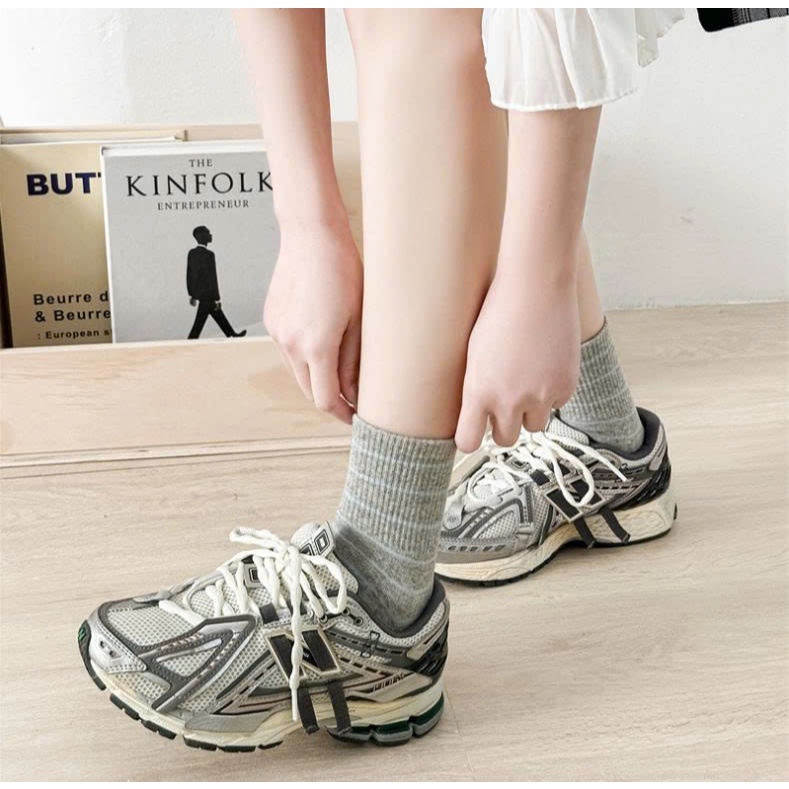 Vớ Tất Nam Nữ cổ lửng Chữ Số đủ màu phong cách trẻ trung, năng động