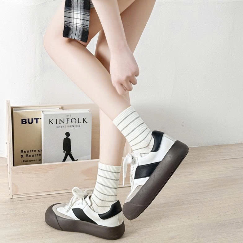 Vớ Tất Nam Nữ cổ lửng Chữ Số đủ màu phong cách trẻ trung, năng động