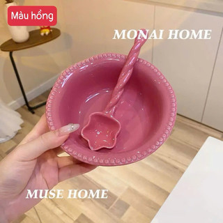 Bộ Bát Nhỡ Đẹp Kèm Thìa Hình Ngôi Sao Cao Cấp - Set Bát Nhỡ Mẫu Mới Siêu Xinh Cho Bé Yêu
