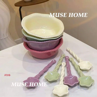Bộ Bát Nhỡ Đẹp Kèm Thìa Hình Ngôi Sao Cao Cấp - Set Bát Nhỡ Mẫu Mới Siêu Xinh Cho Bé Yêu
