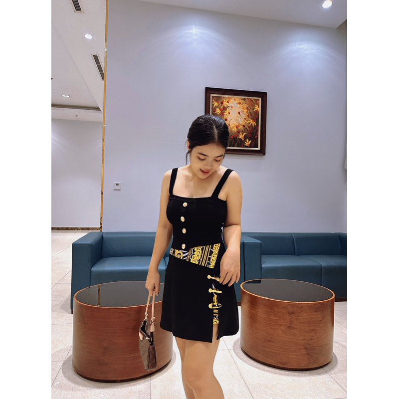 set áo nút và chân váy quần sale lẻ size