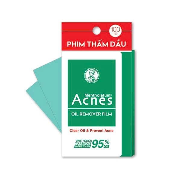 Giấy thấm dầu, Phim thấm dầu kiểm soát nhờn, ngừa mụn Acnes Oil Remover Paper 100 tờ