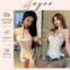 HT47 Jumsuit Bodysuit họa tiết hoa nhí thun co dãn,Bikini set áo liền quần sexy HT47