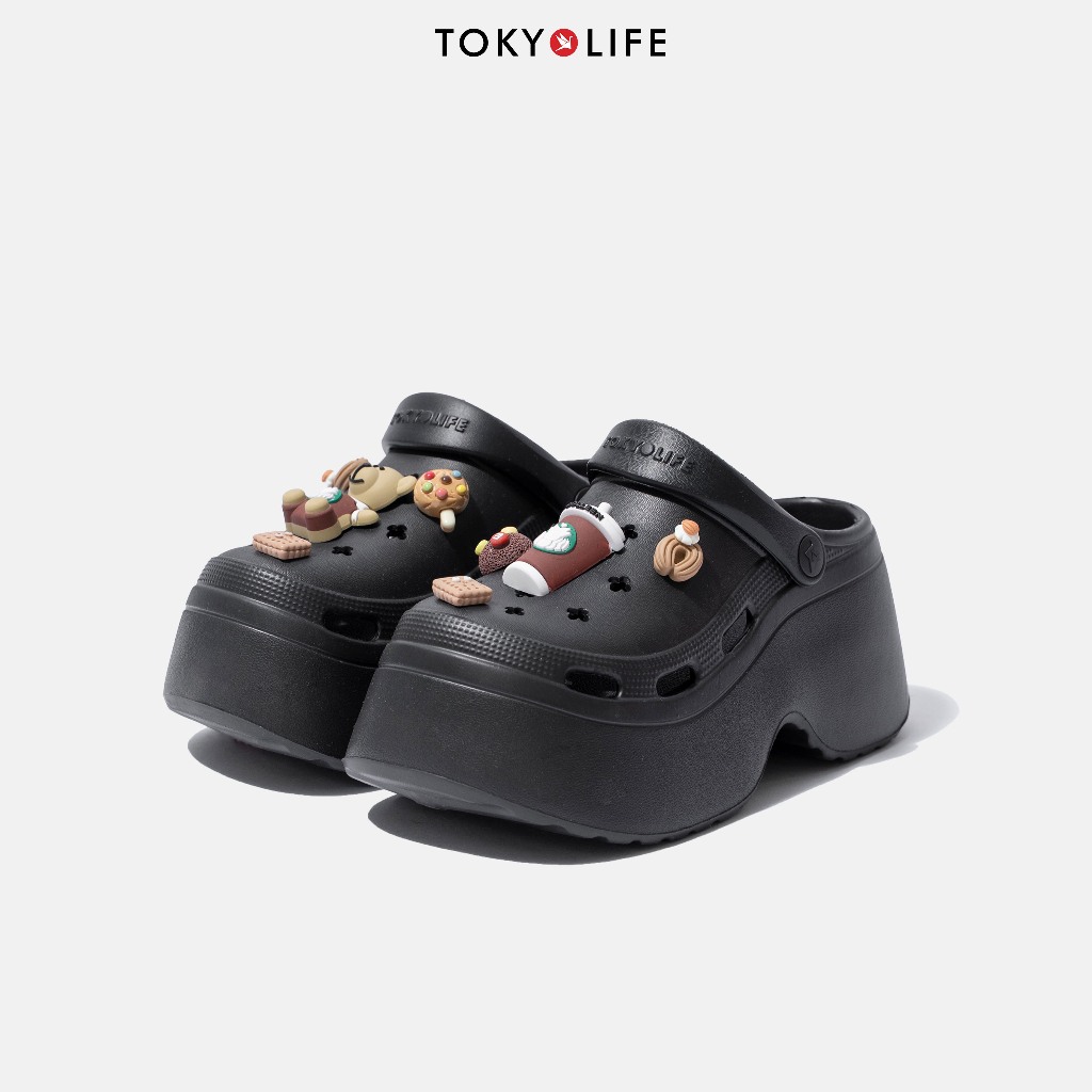 Dép Sục Nữ Đế Cao 7cm Siêu Nhẹ Thoáng Khí Tặng Kèm Sticker 40004778- TOKYOLIFE