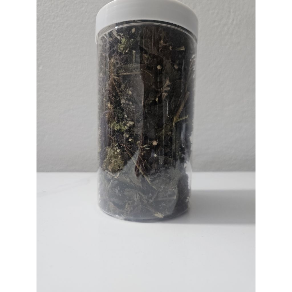 Trà tía tô Gió Quê (Thân + lá tía tô sấy) hũ 1000ml -50gr