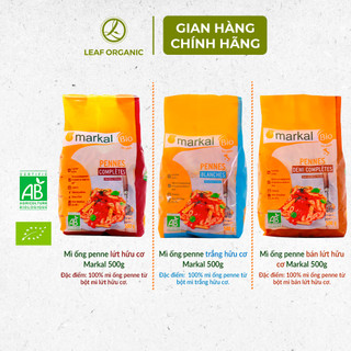 Mì ống penne hữu cơ Markal 500g