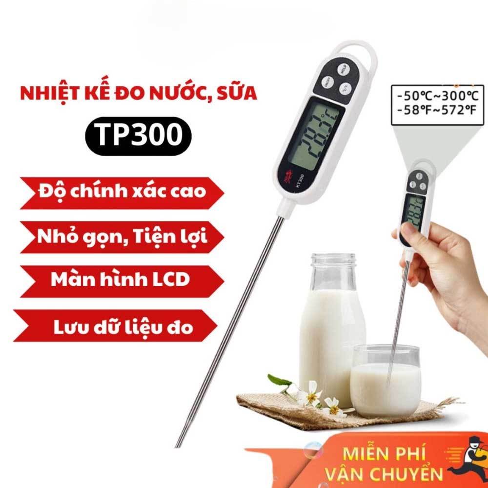 Nhiệt Kế Điện Tử TP300 - Nhệt kế Đo Nhiệt Độ Nước Pha Sữa Đồ Ăn Thực Phẩm Thịt Nướng BBQ nhiệt độ lên đến 300℃