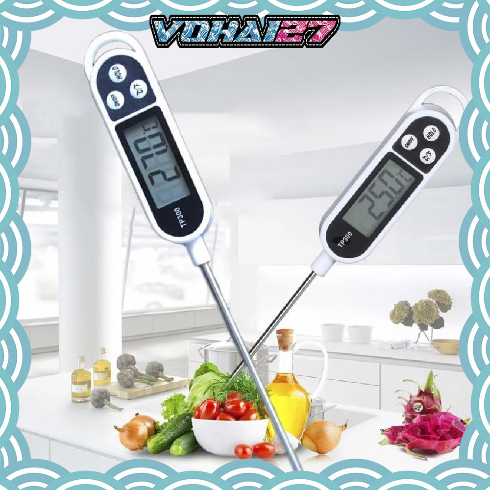 Nhiệt Kế Điện Tử TP300 - Nhệt kế Đo Nhiệt Độ Nước Pha Sữa Đồ Ăn Thực Phẩm Thịt Nướng BBQ nhiệt độ lên đến 300℃