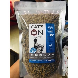 [5KG SEAL] Hạt CAT'S ON Túi 5kg Thức Ăn Cho Mèo Mọi Lứa Tuổi, Hạt Cho Mèo Giá Rẻ, Cat's On Hàn Quốc