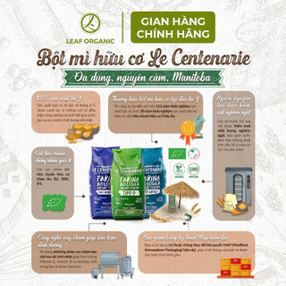 Bột mì hữu cơ Le Centenarie 1kg