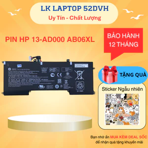 Pin Laptop HP 13-AD000 AB06XL Envy 13-ad000, AB06XL, 921408-2C1, HSTNN-DB8C, 921438-855 New 100%