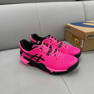 Giày pickleball tenis bigsize nữ Asi_cs cổ thấp mùa hè màu hồng đen cao cấp êm nhẹ , sneaker thời trang big size nữ hot