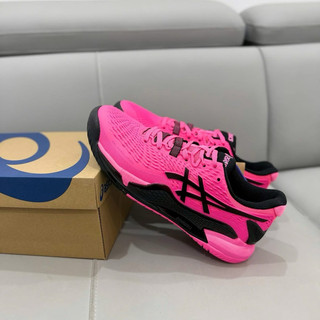 Giày pickleball tenis bigsize nữ Asi_cs cổ thấp mùa hè màu hồng đen cao cấp êm nhẹ , sneaker thời trang big size nữ hot