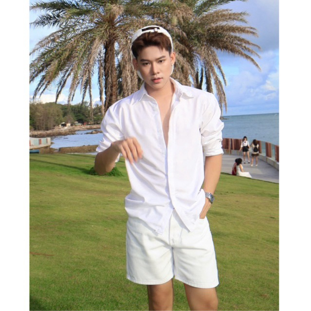 Quần Short Đen Trắng Nam Nữ Form Trên Gối, Chất Liệu Jeans Cotton Dày Dặn Có Túi Menswear | TMTD19