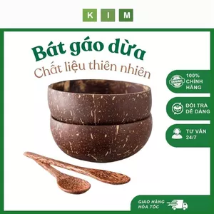 Bát gáo dừa và muỗng thìa xuất xứ từ Bến Tre Homemade