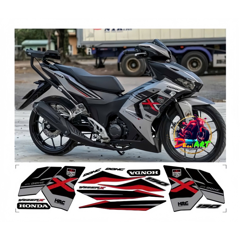 tem rời WINNER X V3 mẫu HRC cao cấp chất liệu in 3 lớp chống nước không phai màu