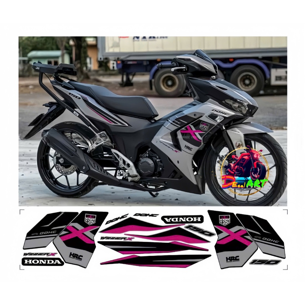tem rời WINNER X V3 mẫu HRC cao cấp chất liệu in 3 lớp chống nước không phai màu