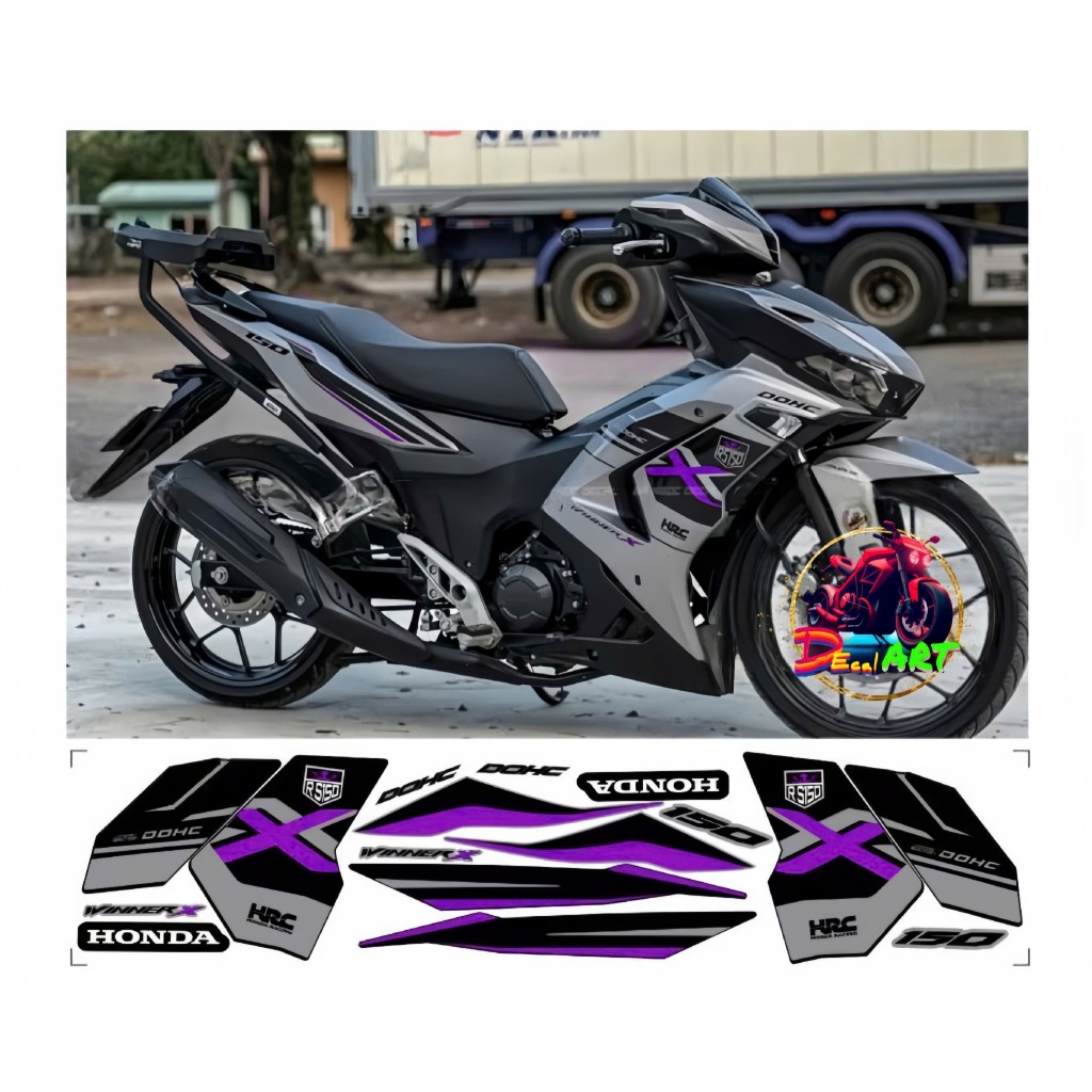 tem rời WINNER X V3 mẫu HRC cao cấp chất liệu in 3 lớp chống nước không phai màu
