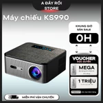 Máy chiếu mini KAW-KS990 điều khiển giọng nói hỗ trợ video 4k, hình chiếu siêu nét, siêu sáng — ảnh 1