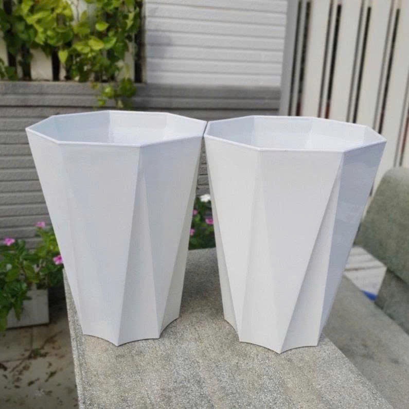 Chậu nhựa kim cương 30x26 cm loại 1 dày, bóng, chậu đủ size