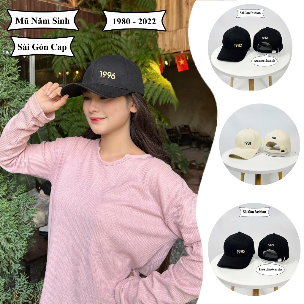 Mũ Năm Sinh | Nón kết Năm Sinh thời trang Cao Cấp Unisex Nam Nữ