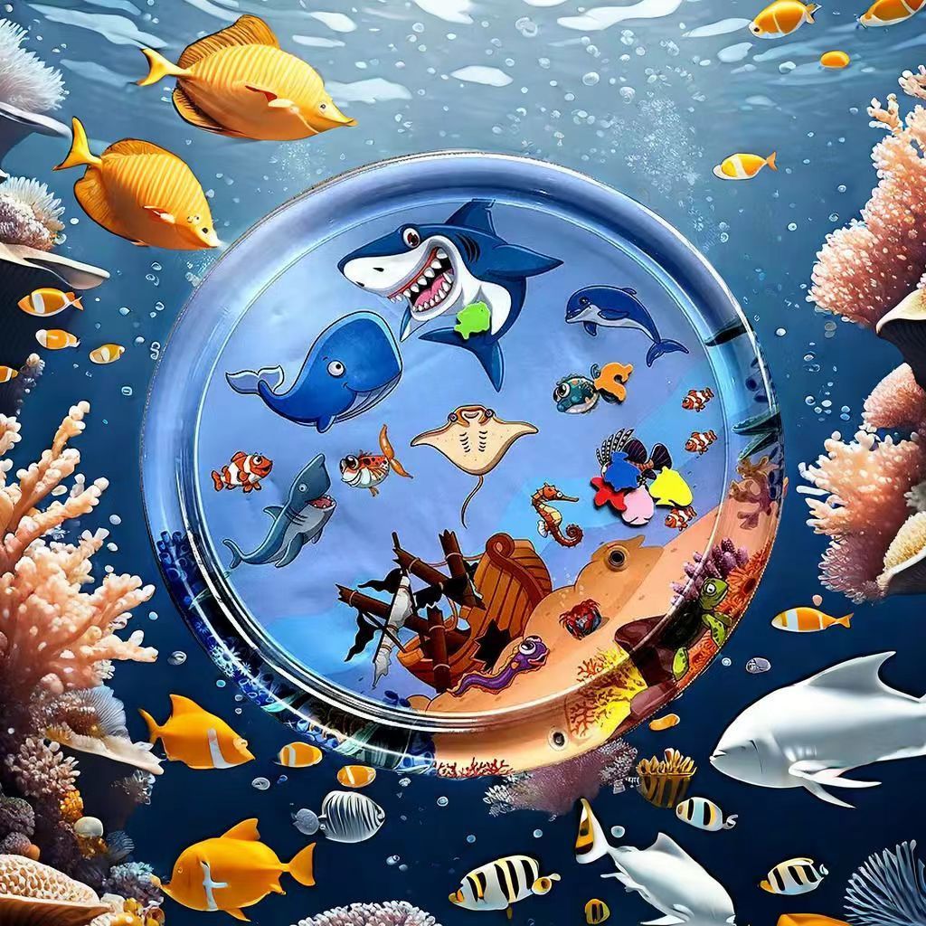 Size 100x100cm - Đồ chơi thảm đệm nước vui chơi cho bé kèm bơm tay giúp bé bò trờn kĩ năng