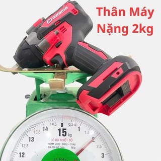 Tặng bộ khẩu Máy Bulong Pin DRAMA D-5598 Lực Siết Khỏe Động Cơ Không Chổi Than