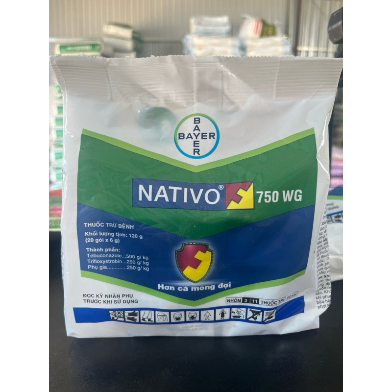 NATIVO  Bayer gói 6g- Chai 100ml- Chuyên trừ các loại nấm bệnh,  thán thư, phấn trắng cây trồng