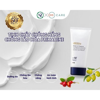Tinh Chất Chống Nắng Dưỡng Ẩm Và Chống Lão Hóa Omi Primabene SPF50+ PA++++ Nhật Bản (Lọ 70G)