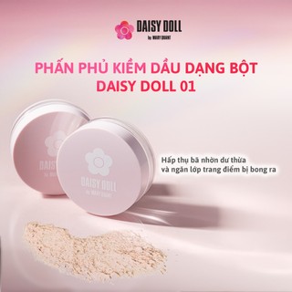 [Date 25/12/2026] Phấn Phủ Kiềm Dầu Daisy Doll Nhật Bản Dạng Bột Tơi Chống Thấm Nước Kiểm Soát Dầu 5g SPF 25 PA+++