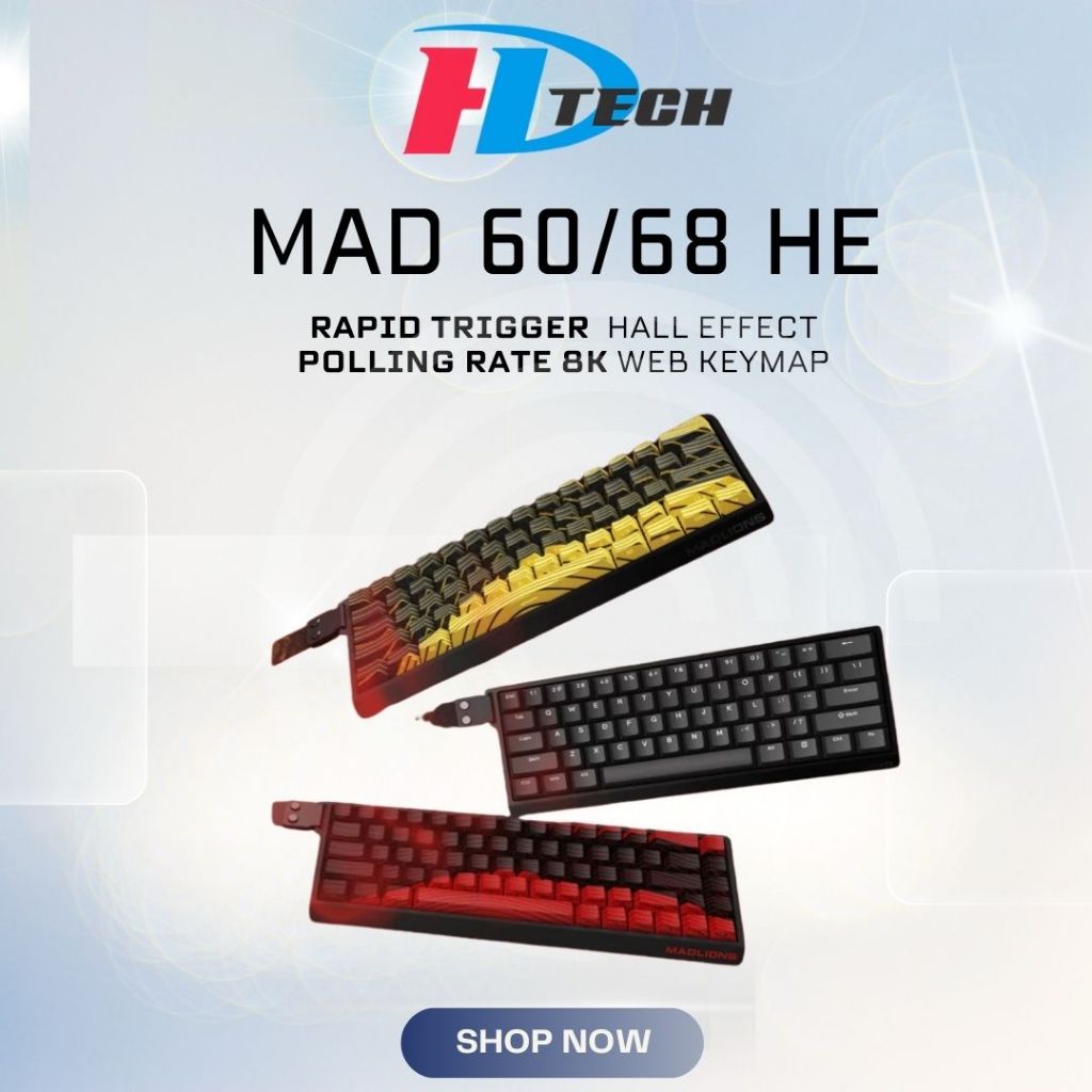 [Siêu sale Hỏa Tốc] Bàn Phím Cơ Gaming MAD60 MAD68 HE | Rapid Trigger ...