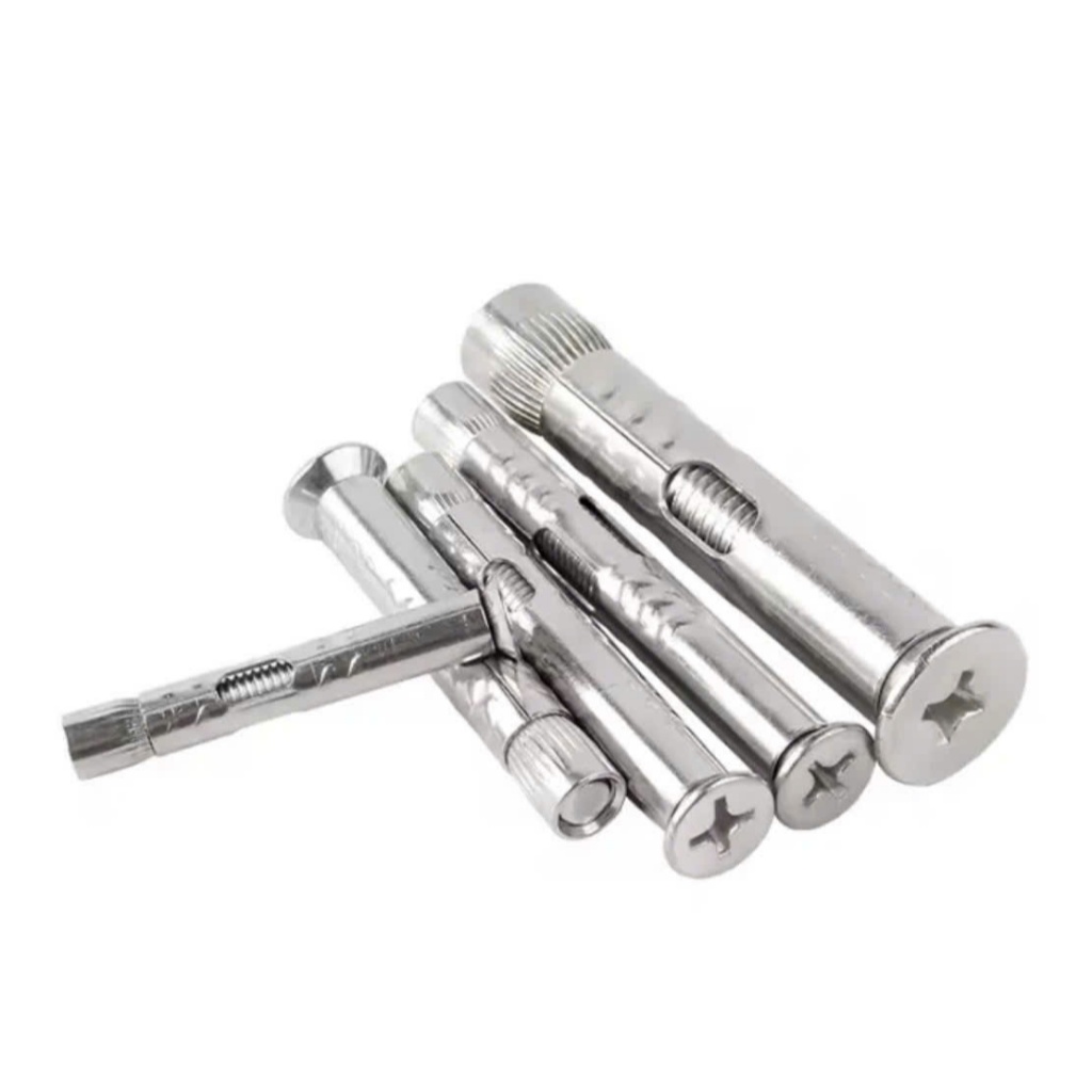 Vít nở M6x50 đầu chìm INOX 201 (khoang lỗ 8ly dài 5 phân) | Shopee Việt Nam