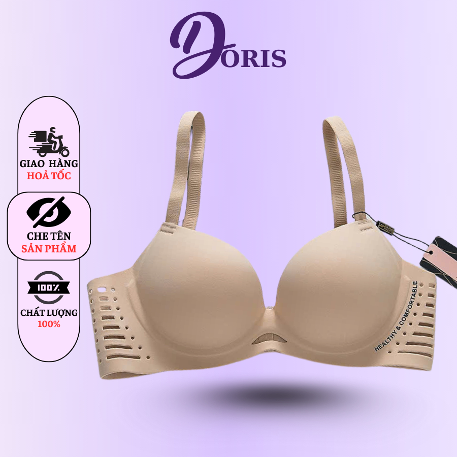 Áo Ngực Không Gọng Su Nâng Ngực Thiết Kế Thông Hơi Thoáng Mát DORIS D16