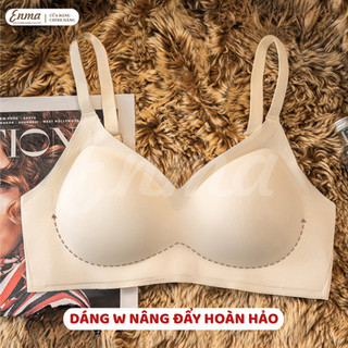 Áo Ngực Đệm Vừa Chất Đúc Su Lạnh Không Gọng Thiết Kế Hình Giọt Nước Ôm Ngực Tôn Ngực Thoải Mái BRA07