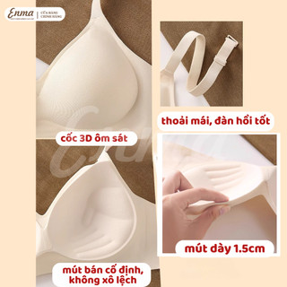 Áo Ngực Đệm Vừa Chất Đúc Su Lạnh Không Gọng Thiết Kế Hình Giọt Nước Ôm Ngực Tôn Ngực Thoải Mái BRA07