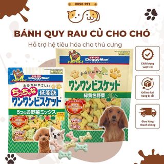 Bánh Quy Rau Củ Cho Chó Mọi Lứa Tuổi Hỗ Trợ Duy Trì Sức Khỏe Đường Ruột - 450gr