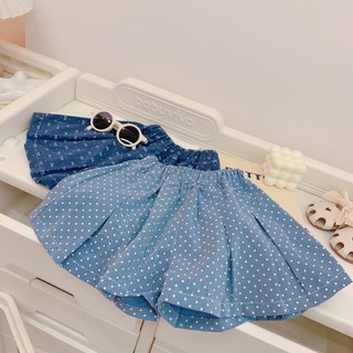 Quần áo trẻ em, Quần jean đùi bé gái dáng váy xòe 2 màu cho bé 9-26kg Q184 | Tiểu Yến KID
