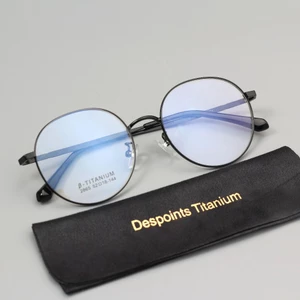 Gọng kính cận dáng Oval Tròn 𝐃𝐞𝐬𝐩𝐨𝐢𝐧𝐭𝐬 𝐓𝐢𝐭𝐚𝐧𝐢𝐮𝐦 Titan Unisex Oval Gọng Titan Siêu nhẹ