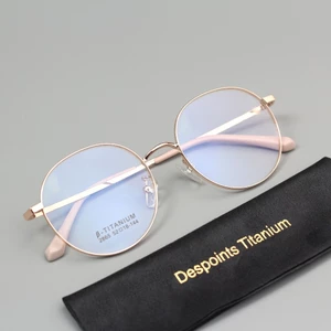 Gọng Kính Nhẹ Oval Tròn 𝐃𝐞𝐬𝐩𝐨𝐢𝐧𝐭𝐬 𝐓𝐢𝐭𝐚𝐧𝐢𝐮𝐦 Titan Unisex Oval Gọng Titan bền nhẹ