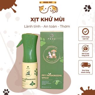 Xịt Khử Mùi Cho Chó Mèo PE4U Khử Mùi Hôi Chó Mèo, Mùi Nước Tiểu, Chậu Cát, Khử Khuẩn 200ml