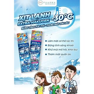 Xịt Phun Sương Quần Áo Mát Lạnh Sâu Tức Thì Ice Non Hakugen Earth Hương Bạc Hà Nhật Bản (330ml/Chai)