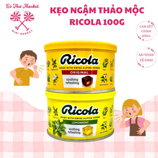 [DATE 2027] Kẹo Ngậm Ho Thảo Mộc Ricola Original 100g - Vị Original Herbs và Lemon - CÔ THƯ MARKET
