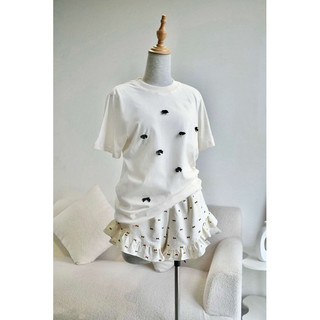 𝗛𝗮̀𝗻𝗴 𝗰𝗵𝗶́𝗻𝗵 𝗵𝗮̃𝗻𝗴 Áo lẻ cotton đính nơ nhiều màu xinh xắn - O.N WORKSHOP
