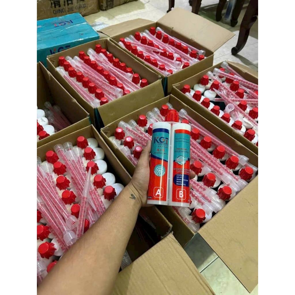 [Chính hãng KGT] Keo Chà Ron Cao Cấp 2 Thành Phần – Chống Thấm, Chống Mốc, Chống Bám Bẩn, Nhiều Màu