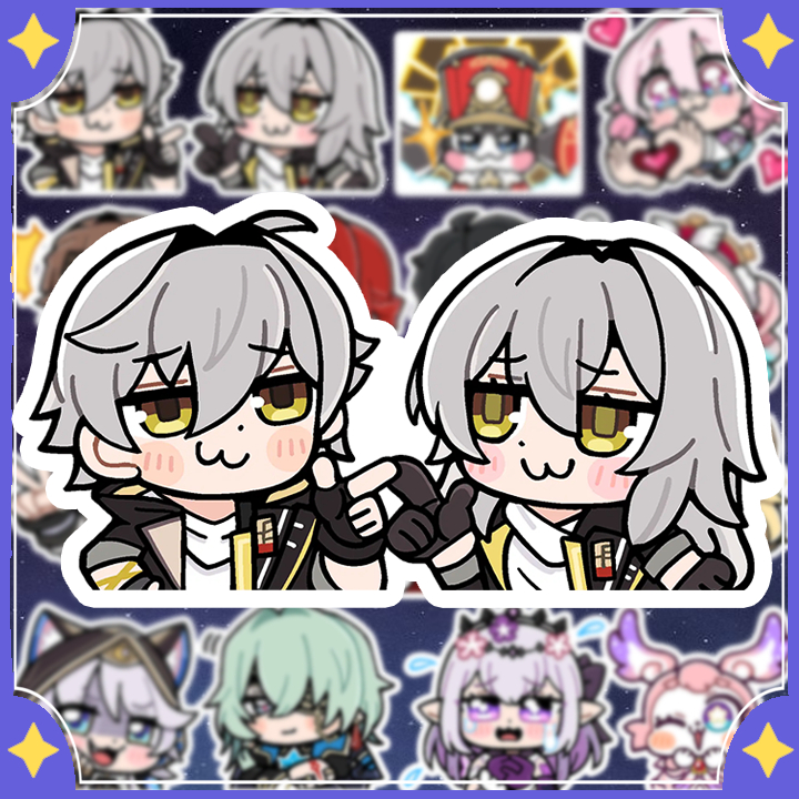 [Honkai Star Rail] Sticker collab Honkai: Star Rail × Bkub Okawa (16 ...