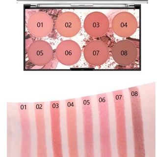 Phấn Má Hồng MissRosse 8ô phiên bản mới tone đẹp bám lâu
