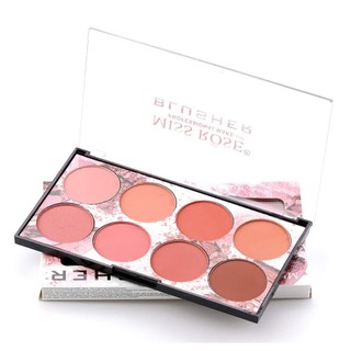 Phấn Má Hồng MissRosse 8ô phiên bản mới tone đẹp bám lâu
