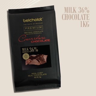 Socola Sữa Couverture Belcholat 36% Cacao 100% Bơ Cacao Làm Bánh Ganache Bonbon Phủ Bánh L2